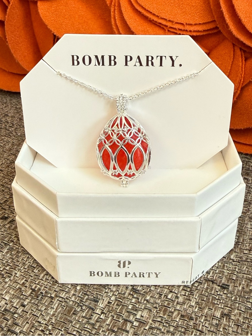 ❣️🆕Bomb Party Beautiful Purpose Zen Gems Genuine Red Quartz Necklace RBP2757❣️